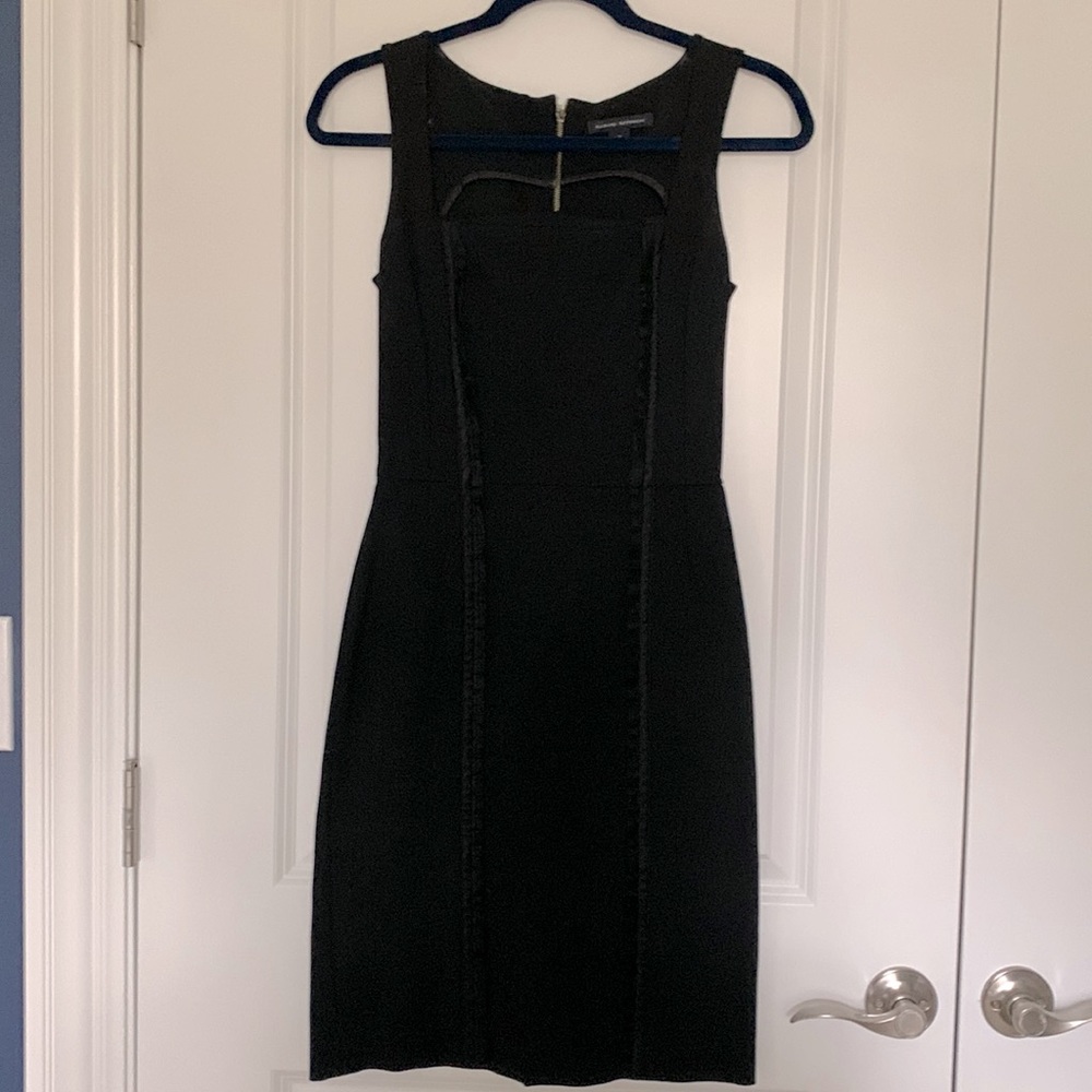 Banana republic black mini dress size 0